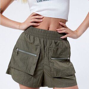 LA Hearts Cargo Elastic Waist Shorts